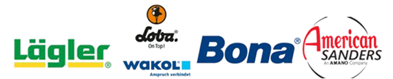 Lagler, Loba on Top, Wakol, Bona and American Sanders logos