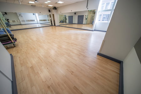 Engineered hardwood for high-humidity commercial spaces