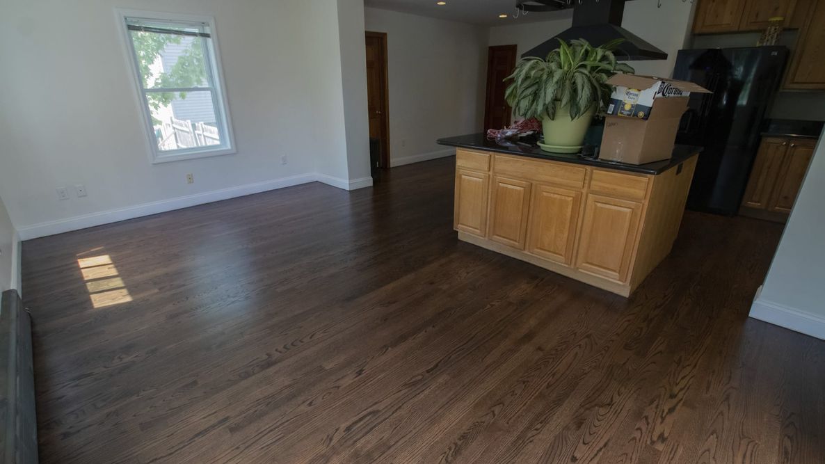 White oak floor stained Bona Espresso in Chelsea