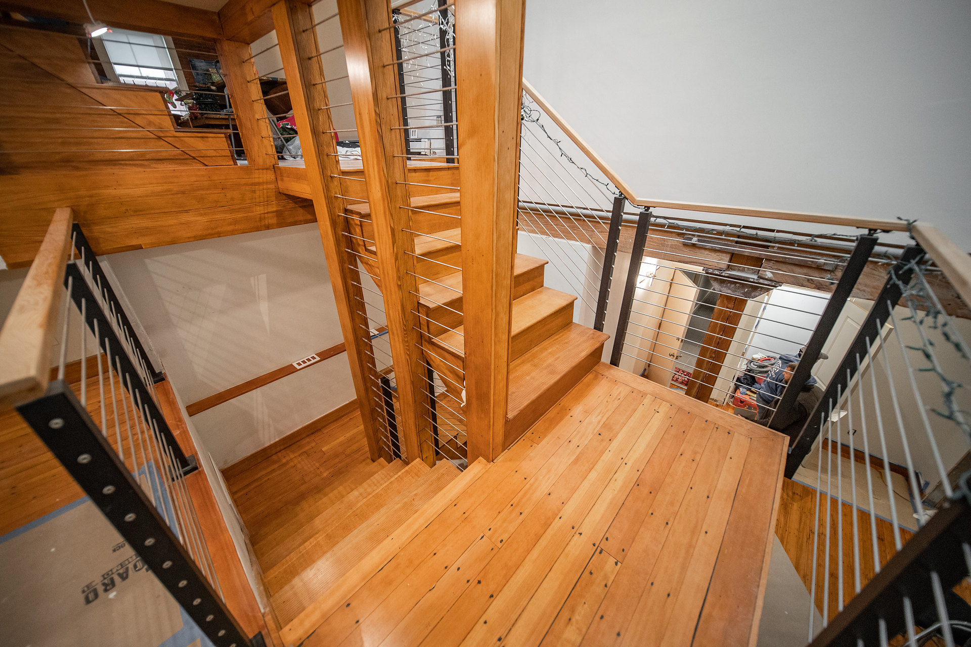 Refinishing in Leather District, Boston, after